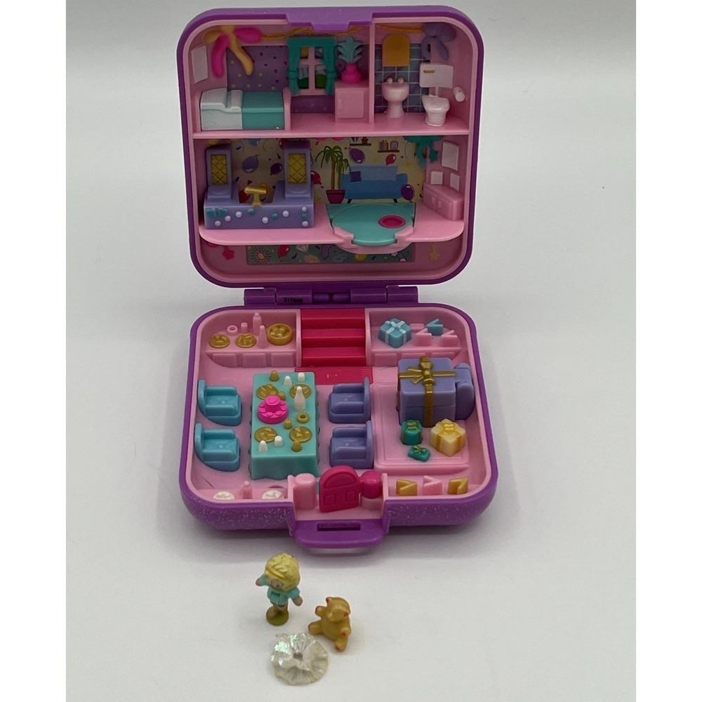 Polly Pocket Partytime Surprise Keepsake Compact 30th Anniversary 2018 Complete